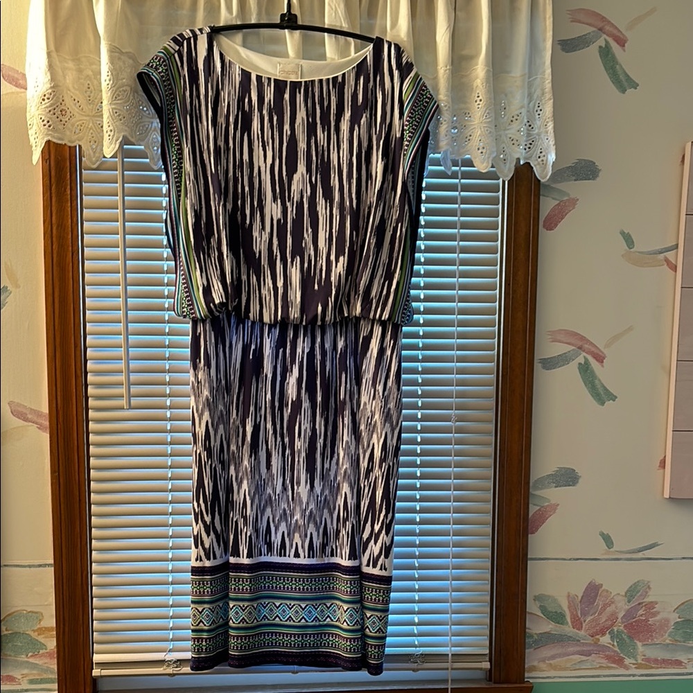 Chico’s multi-color short sleeve dress